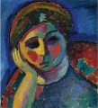 the thinking woman 1912 Alexej von Jawlensky Expressionism